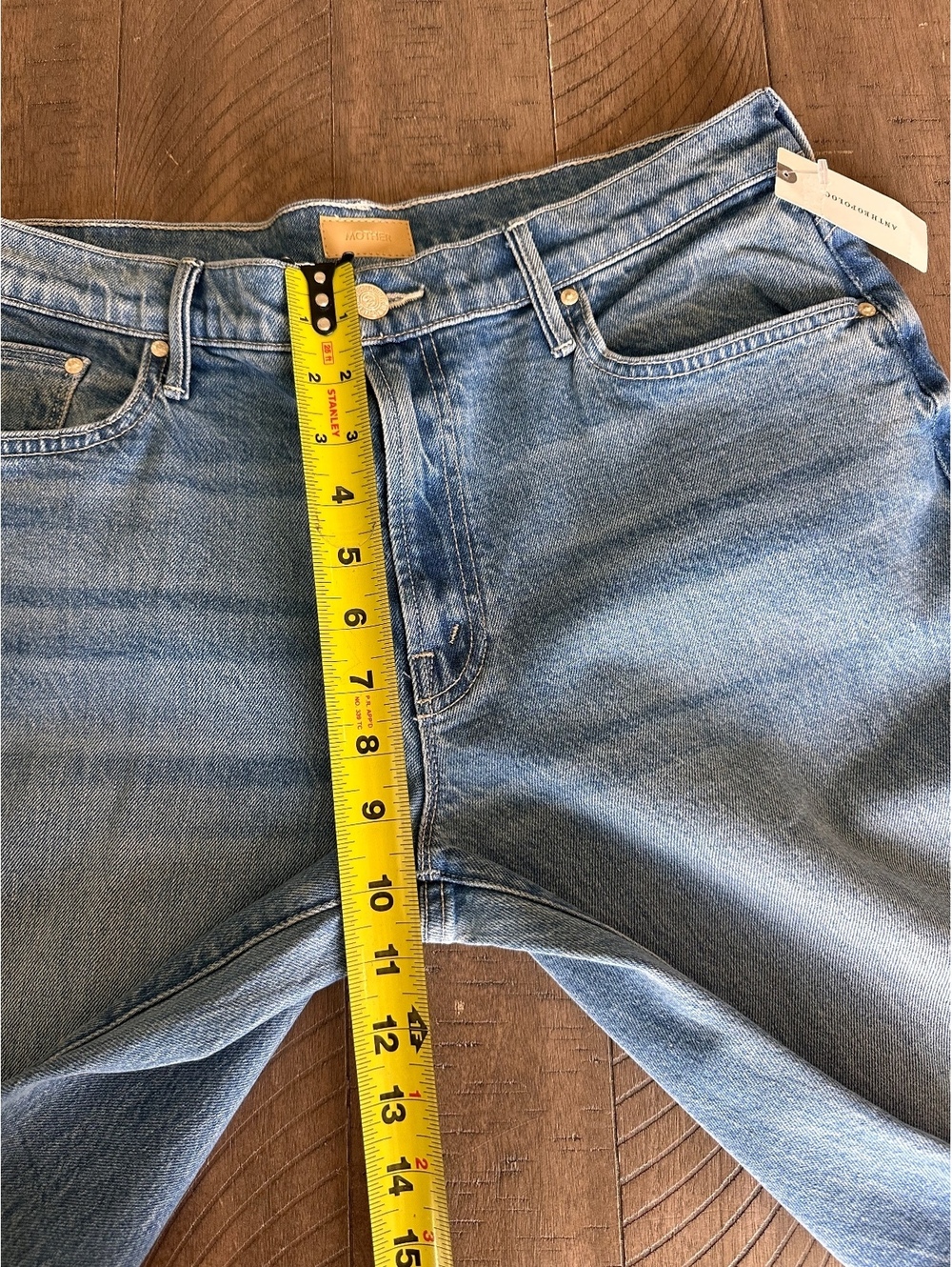 NWT MOTHER The Mid Rise Maven Ankle Jeans in Magic School Bus Wash Women’s 29 - Picture 14 of 15